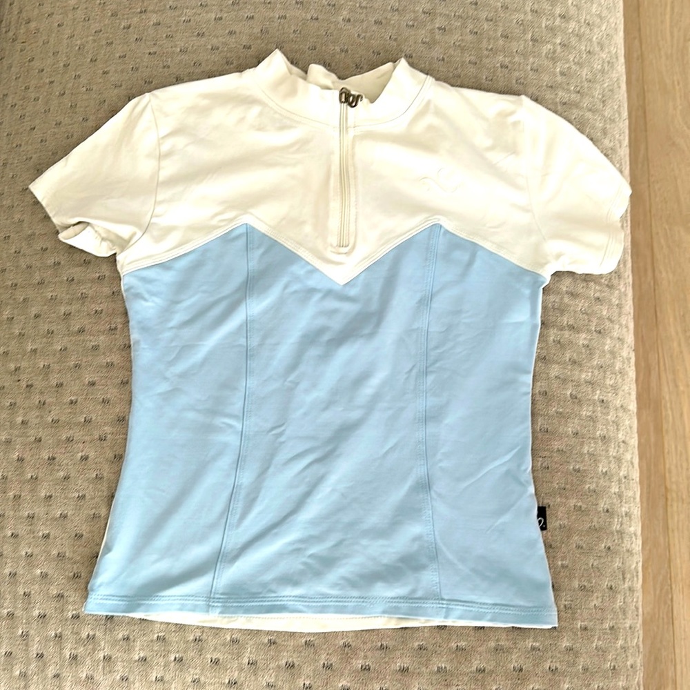 Dilemma tennis/sports shirt blue and white, Medium size